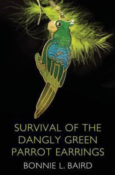 Paperback Survival of the Dangly Green Parrot Earrings Book