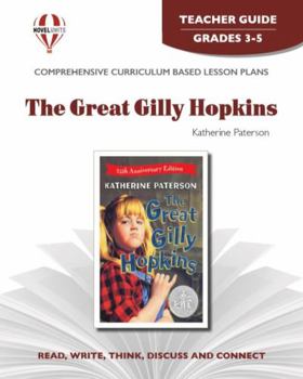 Paperback The Great Gilly Hopkins - Teacher Guide by Novel Units Book