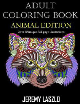 Paperback Adult Coloring Book: Animal Edition Book