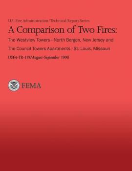 Paperback A comparison of two fires; Book