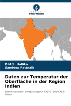 Paperback Daten zur Temperatur der Oberfläche in der Region Indien [German] Book