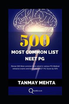 Paperback 500 Most Common List For NEET-PG Book