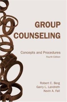 Paperback Group Counseling: Concepts and Procedures Book
