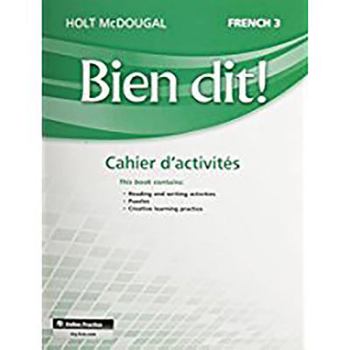 Paperback Cahier d'Activités Student Edition Level 3 [French] Book