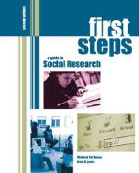 Paperback First steps: A guide to social research Book