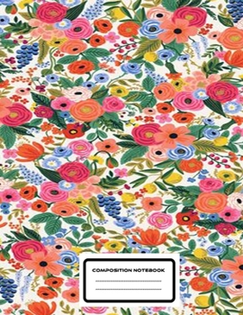 Paperback composition notebook: composition notebook, notebook paper wide ruled, Novelty Smiley, notebook paper reinforced holes, notebook college rul Book