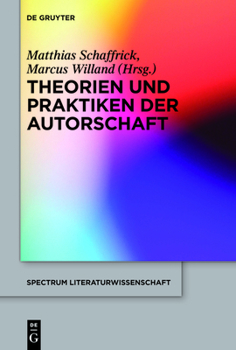 Paperback Theorien und Praktiken der Autorschaft [German] Book
