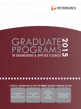 Hardcover Graduate Programs in Engineering & Applied Sciences 2015 Book