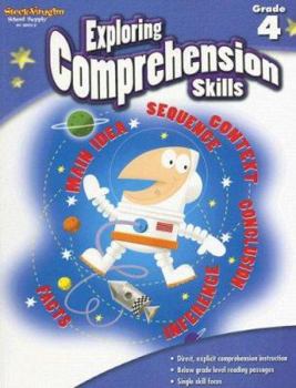 Paperback Exploring Comprehension Skills: Reproducible Grade 4 Book