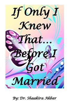 Paperback If Only I Knew That...Before I Got Married Book