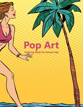 Paperback Pop Art Coloring Book for Grown-Ups 1 Book