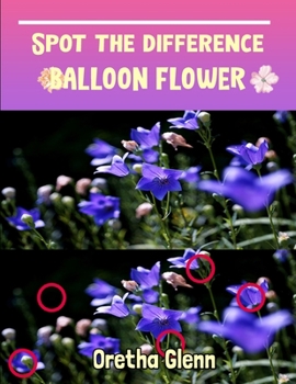 Spot the difference Balloon Flower: Picture puzzles for adults Can You Really Find All the Differences?