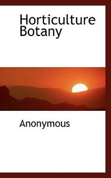 Paperback Horticulture Botany Book