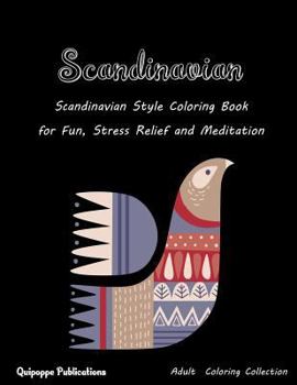 Paperback Scandinavian: Scandinavian Style Coloring Book for Fun, Stress Relief and Meditation Book