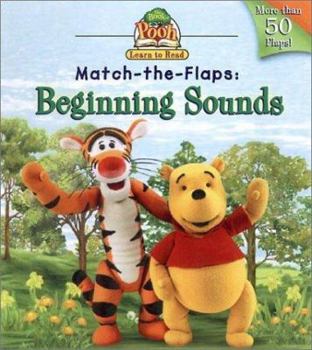 Hardcover Book of Pooh Beginning Sounds: Match the Flaps Book
