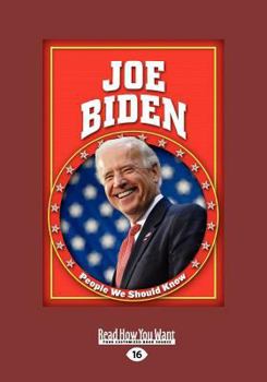 Paperback Joe Biden (People We Should Know) (Large Print 16pt) [Large Print] Book