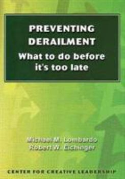 Paperback Preventing Derailment: What to do before it's too late Book