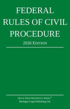 Paperback Federal Rules of Civil Procedure; 2026 Edition: With Statutory Supplement Book