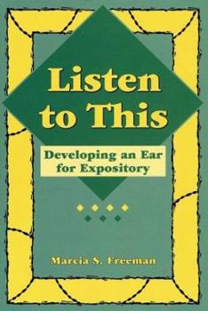Paperback Listen to This: Developing an Ear for Expository Book
