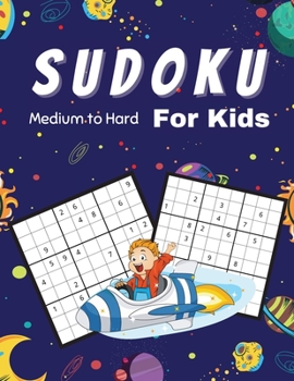 Paperback Sudoku Medium to Hard For Kids Book