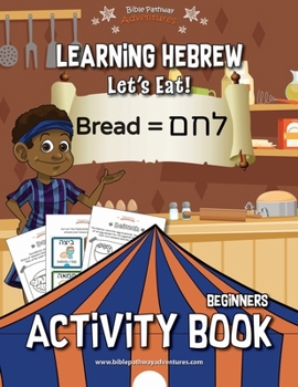 Paperback Learning Hebrew: Let's Eat! Activity Book