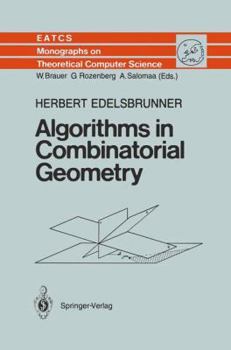 Paperback Algorithms in Combinatorial Geometry Book