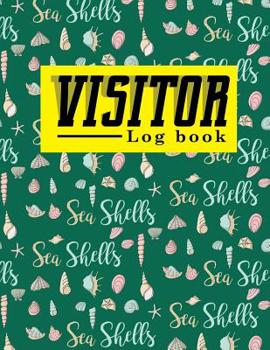 Paperback Visitor Log Book: Visitor Book, Visitor Sign In Sheet, Visitor Register Book, Visitors Notebook, For Signing In and Out, 8.5 x 28, Cute Book