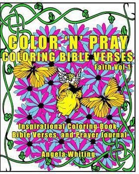 Paperback Color 'N' Pray: Coloring Bible Verses Book