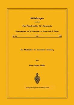 Paperback Zur Modulation Der Kosmischen Strahlung [German] Book