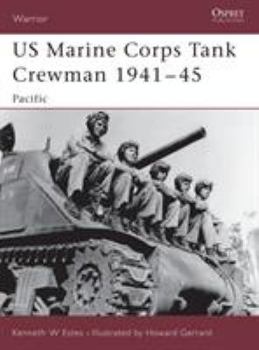 Paperback US Marine Corps Tank Crewman 1941 45: Pacific Book