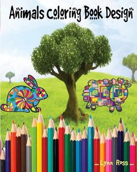 Animals Coloring Book Design : Easy Animals Coloring Book for Beginners Adults and Kids