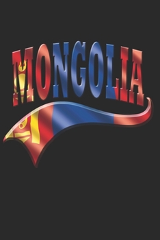 MONGOLIA NOTEBOOK: Mongolia Notebook | college book | diary | journal | booklet | memo | composition book | 120 sheets - Dot Grid paper 6x9 inch