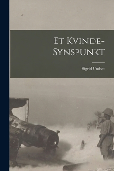 Paperback Et Kvinde-Synspunkt [Norwegian] Book