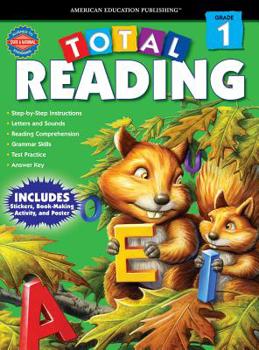 Paperback Total Reading, Grade 1 [With Stickers and Poster and Puzzles] Book