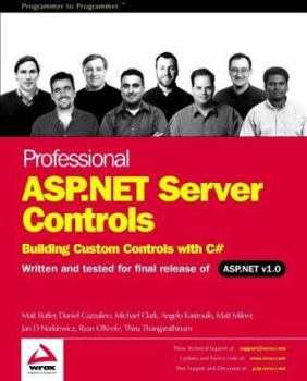 Paperback Professional ASP.Net Server Controls-Building Custom Controls with C# Book