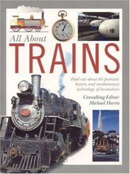 Paperback All about Trains Book