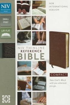 Bonded Leather Thinline Reference Bible-NIV-Compact Book