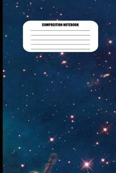 Composition Notebook : Artistic Nebula in Space (100 Pages, College Ruled)