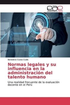 Paperback Normas legales y su influencia en la administración del talento humano [Spanish] Book