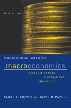 Paperback Macroeconomics, Study Guide: Economic Growth, Fluctuations, and Policy Book