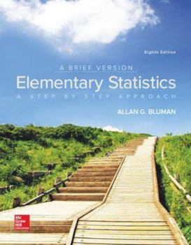 Paperback Elementary Statistics: A Step by Step Approach: A Brief Version Book