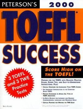 Paperback Peterson's Toefl Success 2000: The Innovative Leader in College Guides (Peterson's TOEFL CBT Success) Book