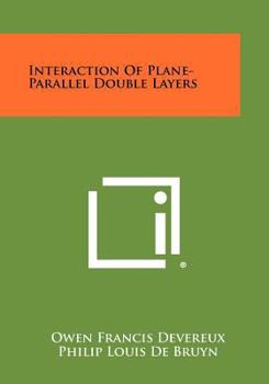 Paperback Interaction of Plane-Parallel Double Layers Book