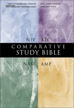 Hardcover Comparative Study Bible-PR-KJV/NIV/NASB/AM Book