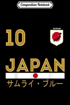 Composition Notebook: Japan Japanese Flag Japan Soccer Jersey Style Journal/Notebook Blank Lined Ruled 6x9 100 Pages