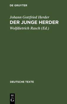 Hardcover Der junge Herder [German] Book