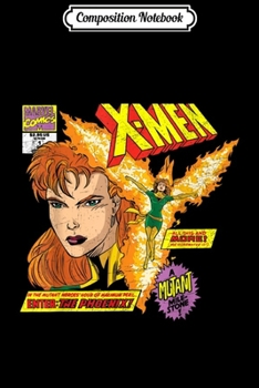 Composition Notebook: Marvel X-Men The Phoenix Mutant Hero Jean Grey Comic  Journal/Notebook Blank Lined Ruled 6x9 100 Pages