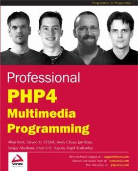 Paperback Professional PHP4 Multimedia Programming Book