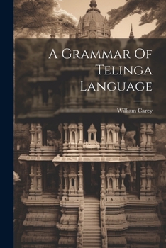 Paperback A Grammar Of Telinga Language Book