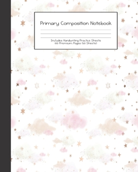 Paperback Primary Composition Notebook: Heavenly Angels Cute -Grades K-2 - Handwriting Practice Paper-Primary Ruled With Dotted Midline - 100 Pgs 50 Sheets - Book